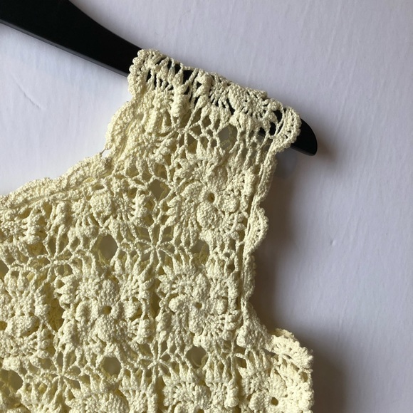 Vintage 1970’s Handmade crochet flower dress EUC - Picture 3 of 9